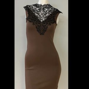 LIMITÉ brown mini dress - size small